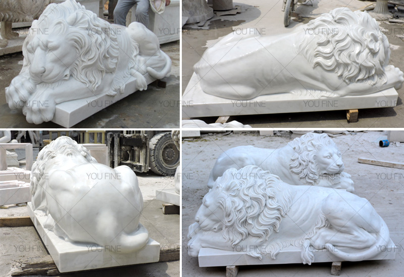 concrete lion statues for sale