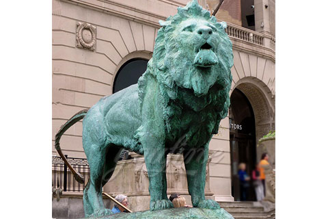 Popular designs life size bronze lion sculptures for decoration